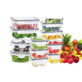 12-pcs Kitchen Food Storage Box Set for Pantry/Travel/Picnic