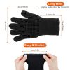 BBQ Gloves 1472Ã‚Â°F Heat Resistant Grill Gloves Anti-slip Carbon Fiber BBQ Gloves