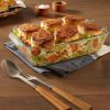 Rectangular Deep Glass Baking Dish 9"×13", 5 Qt, Oven Freezer Dishwasher Safe