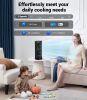 Personal Tower Cooling Fans that Blow Cold Air, Standing Small Desk Fan with 3 Speeds & Timer, 60Ã‚Â° & 110Ã‚Â° Oscillating Table Fan